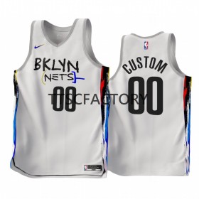 Dres Brooklyn Nets Prilagođeni Nike 2022-23 City Edition Bijela Swingman - Muške